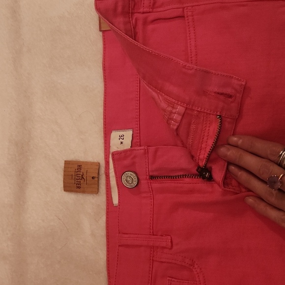 Hollister pink denim micro mini - Picture 2 of 5